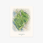 Everglades Golf Course printed artwork