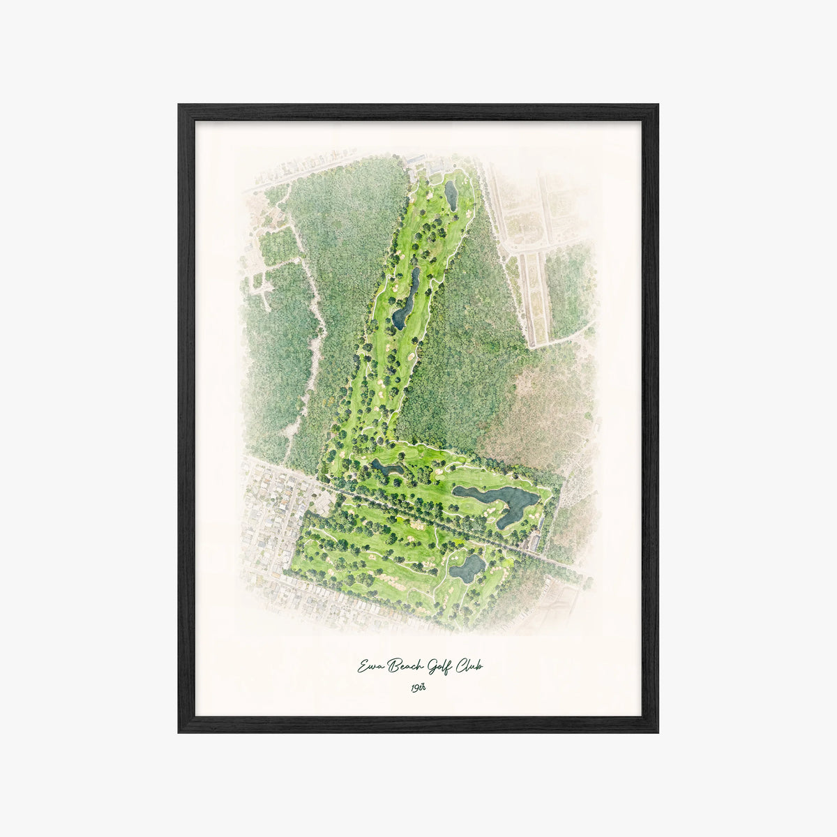 Ewa Beach Golf Club black frame