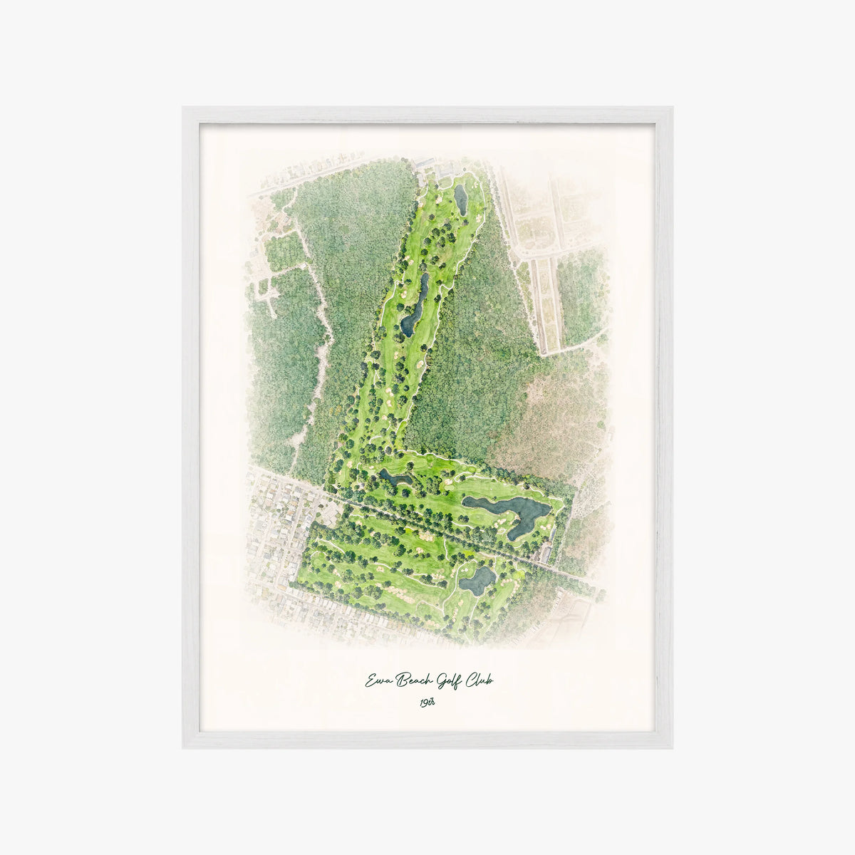 Ewa Beach Golf Club white frame