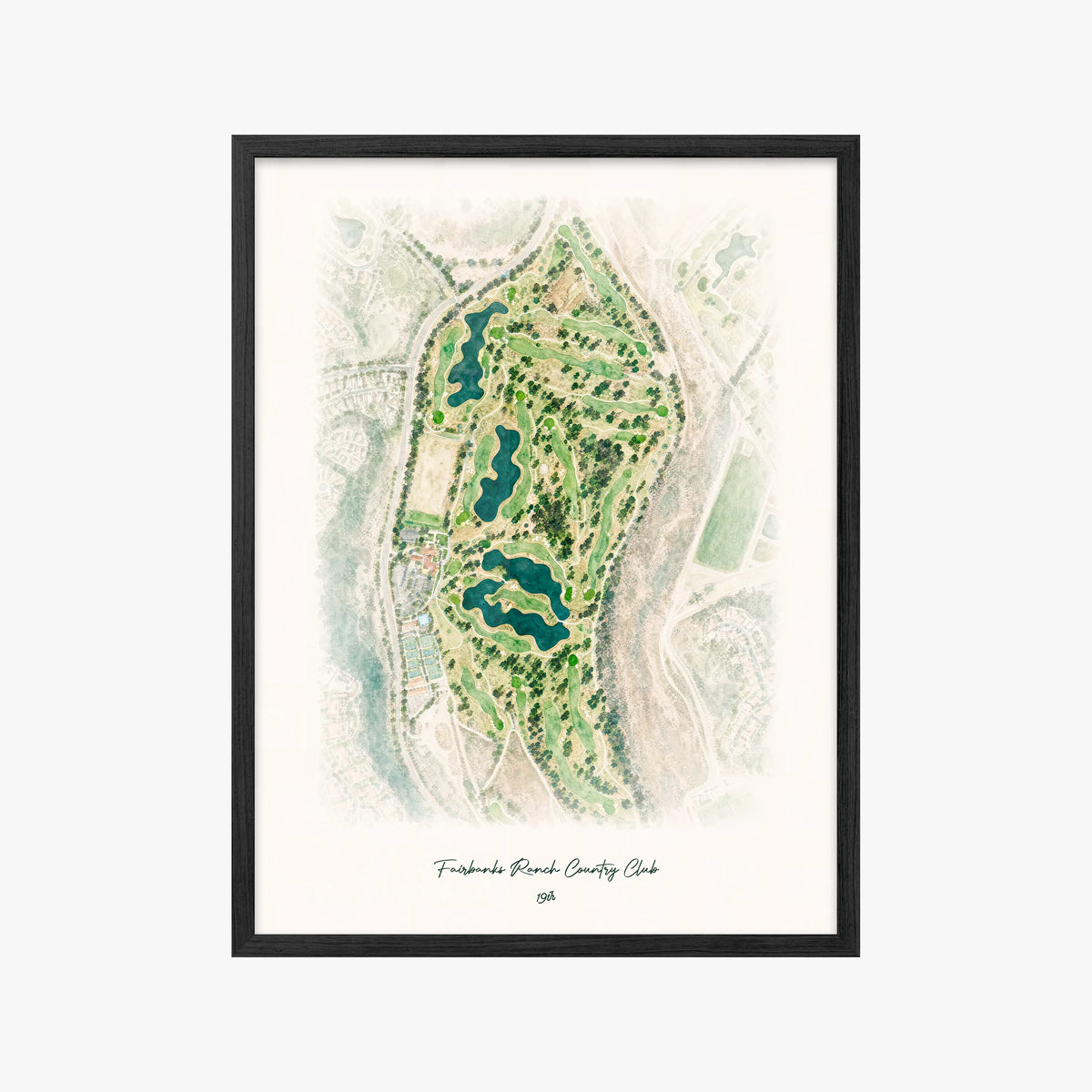 Fairbanks Ranch Country Club black frame