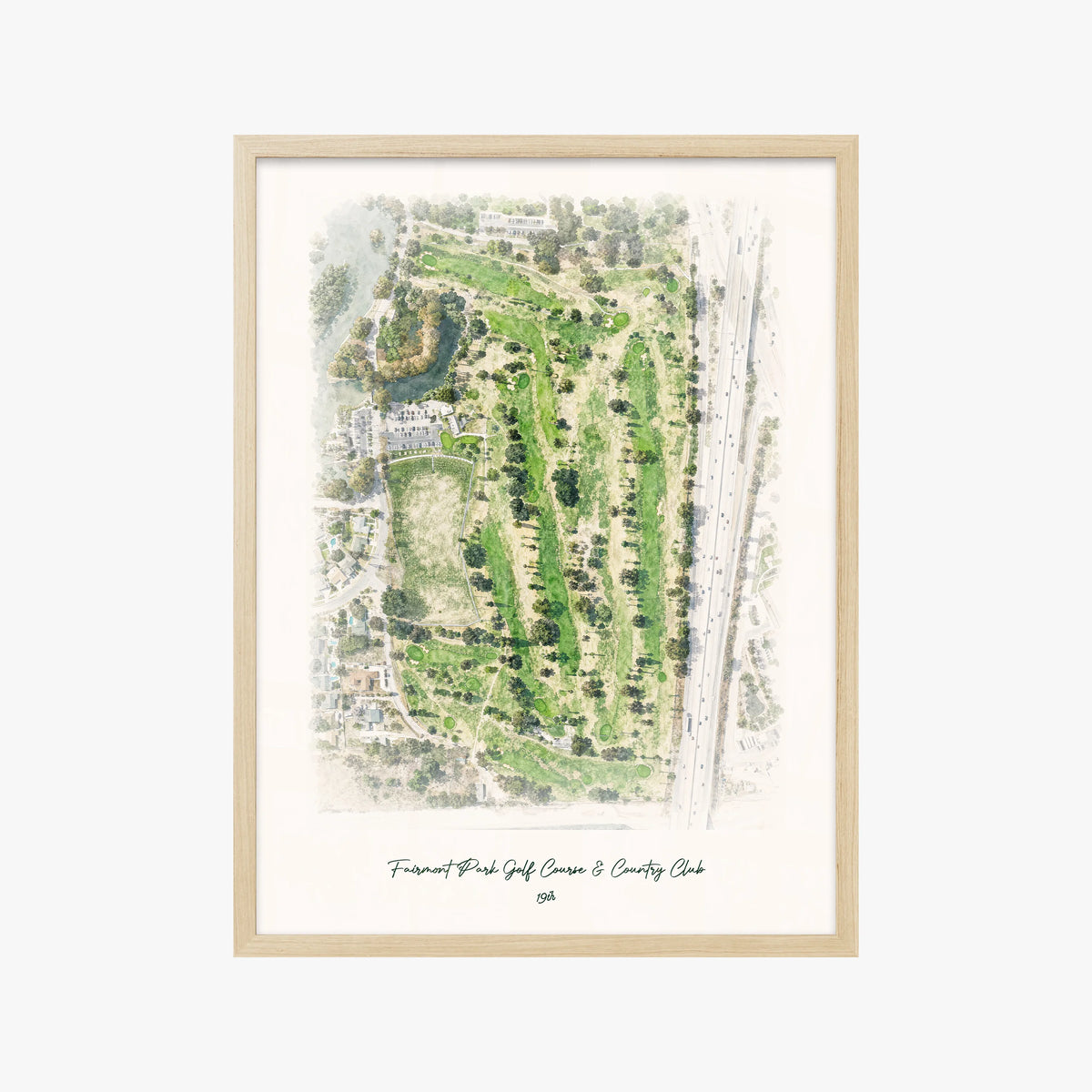 Fairmont Park Golf Course & Country Club wood frame