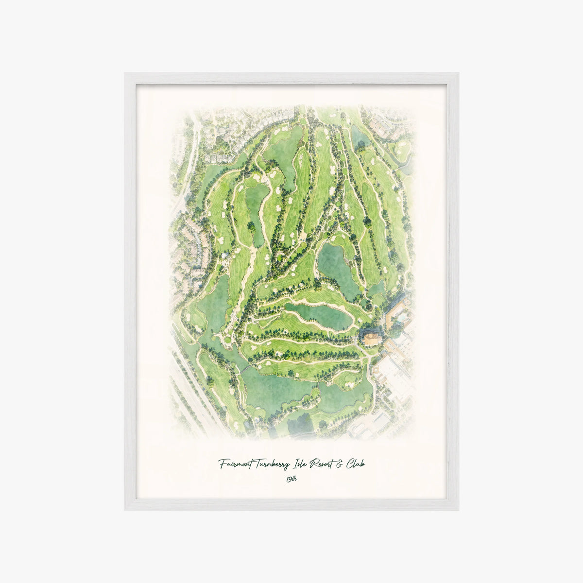 Fairmont Turnberry Isle Resort & Club white frame