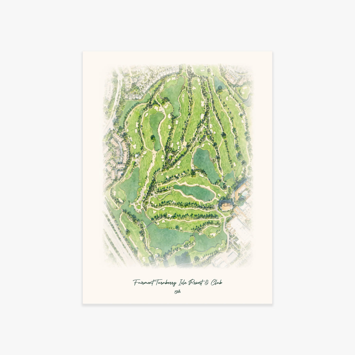 Fairmont Turnberry Isle Resort & Club printed artwork