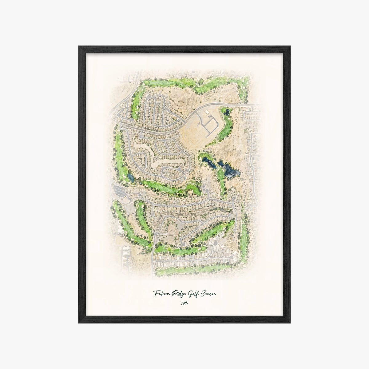 Falcon Ridge Golf Course black frame