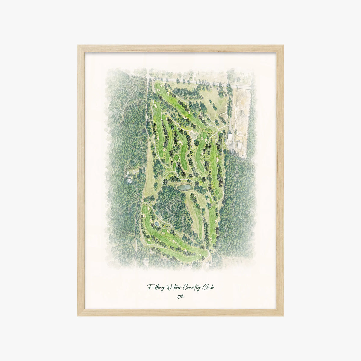 Falling Waters Country Club wood frame