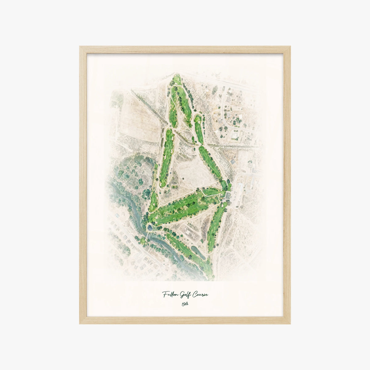 Fallon Golf Course wood frame