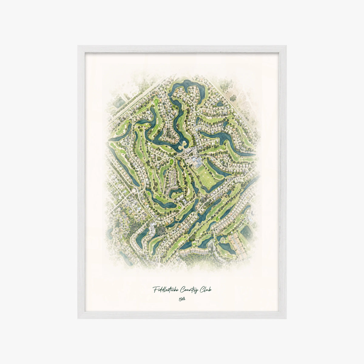 Fiddlesticks Country Club white frame