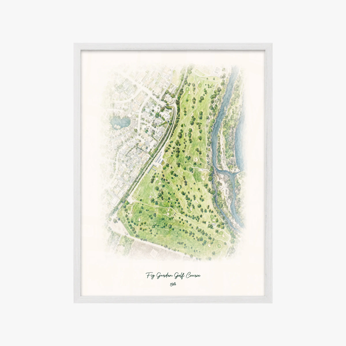 Fig Garden Golf Course white frame