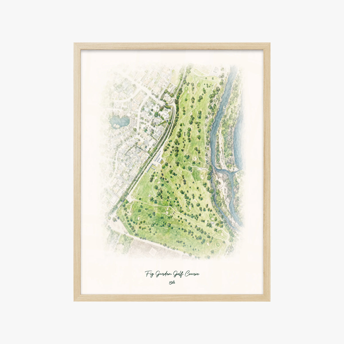 Fig Garden Golf Course wood frame