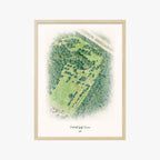 Fishkill Golf Course wood frame
