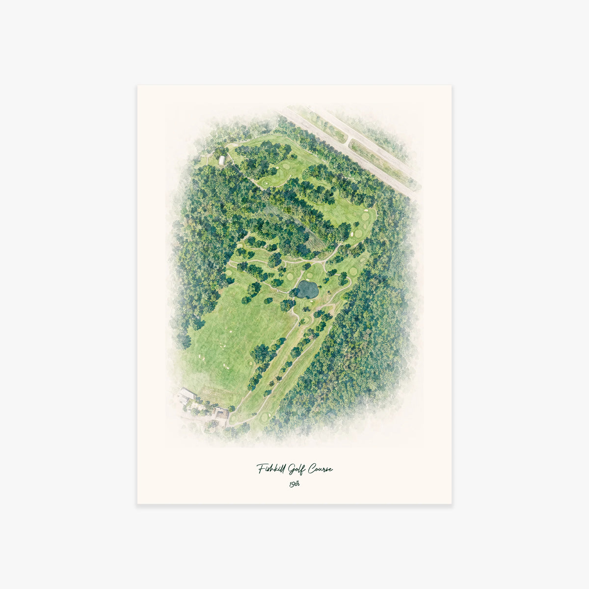 Fishkill Golf Course printed artwork