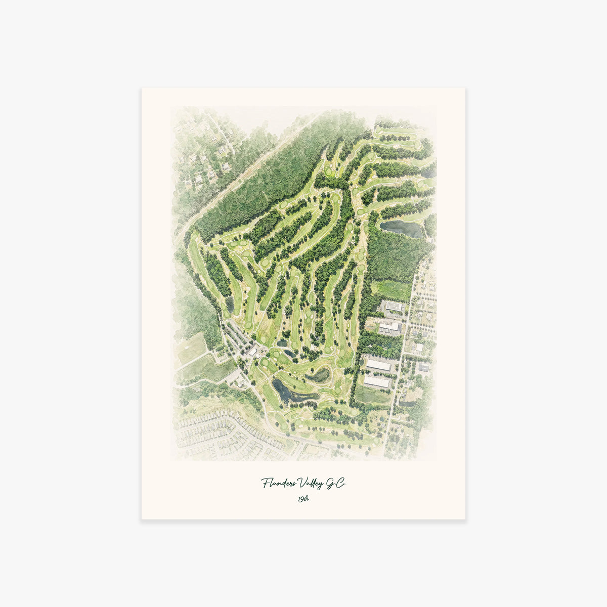 Flanders Valley G.C. printed artwork
