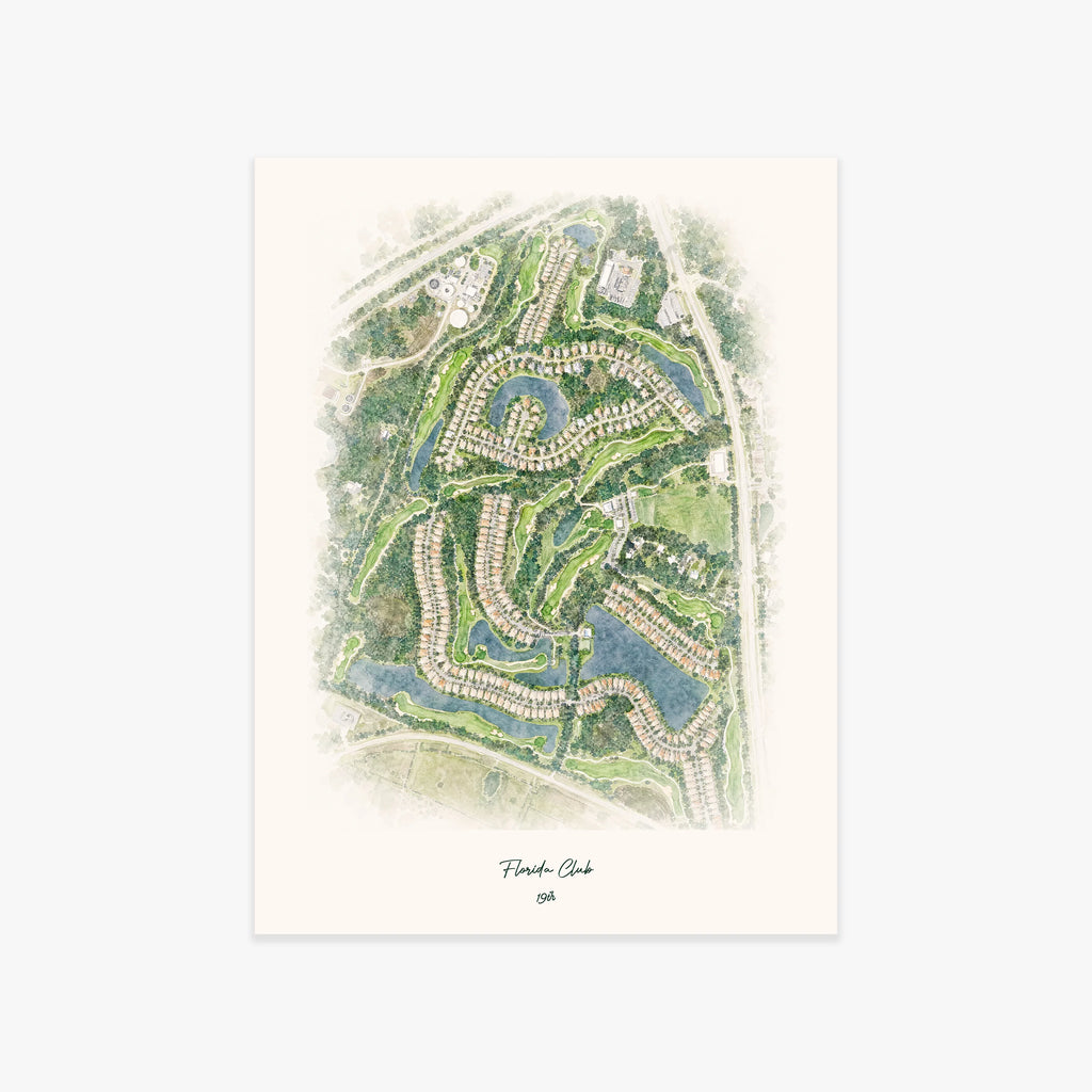 Florida Club printed artwork