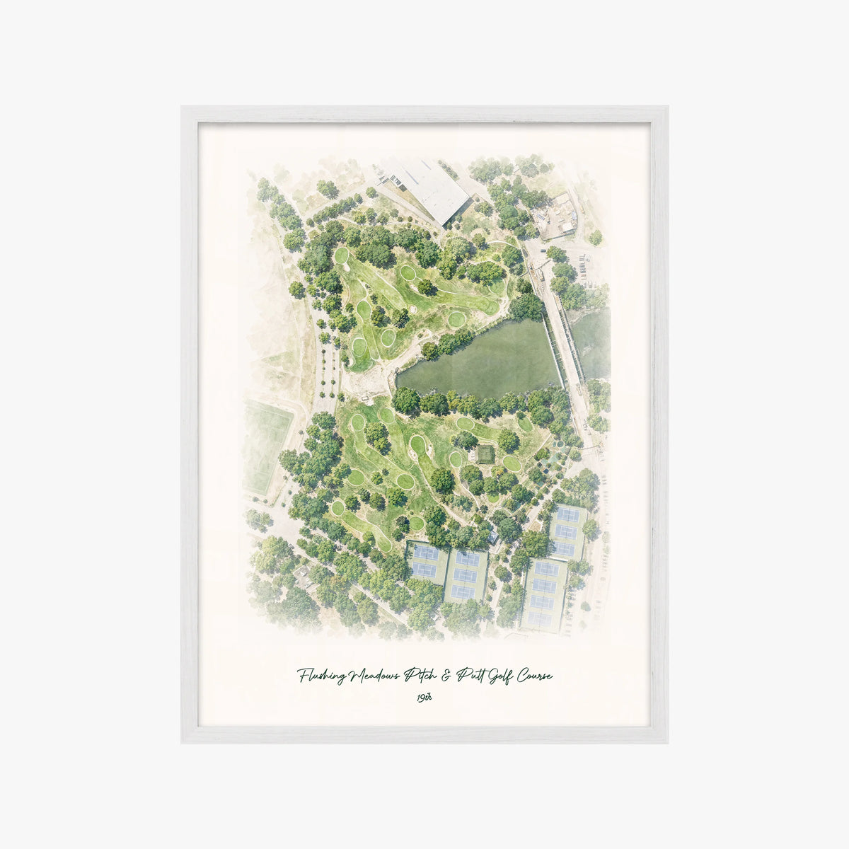 Flushing Meadows Pitch & Putt Golf Course white frame