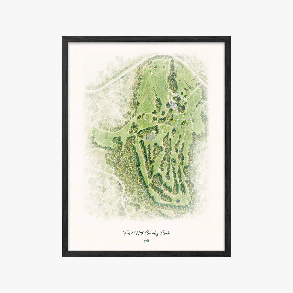 Ford Hill Country Club black frame