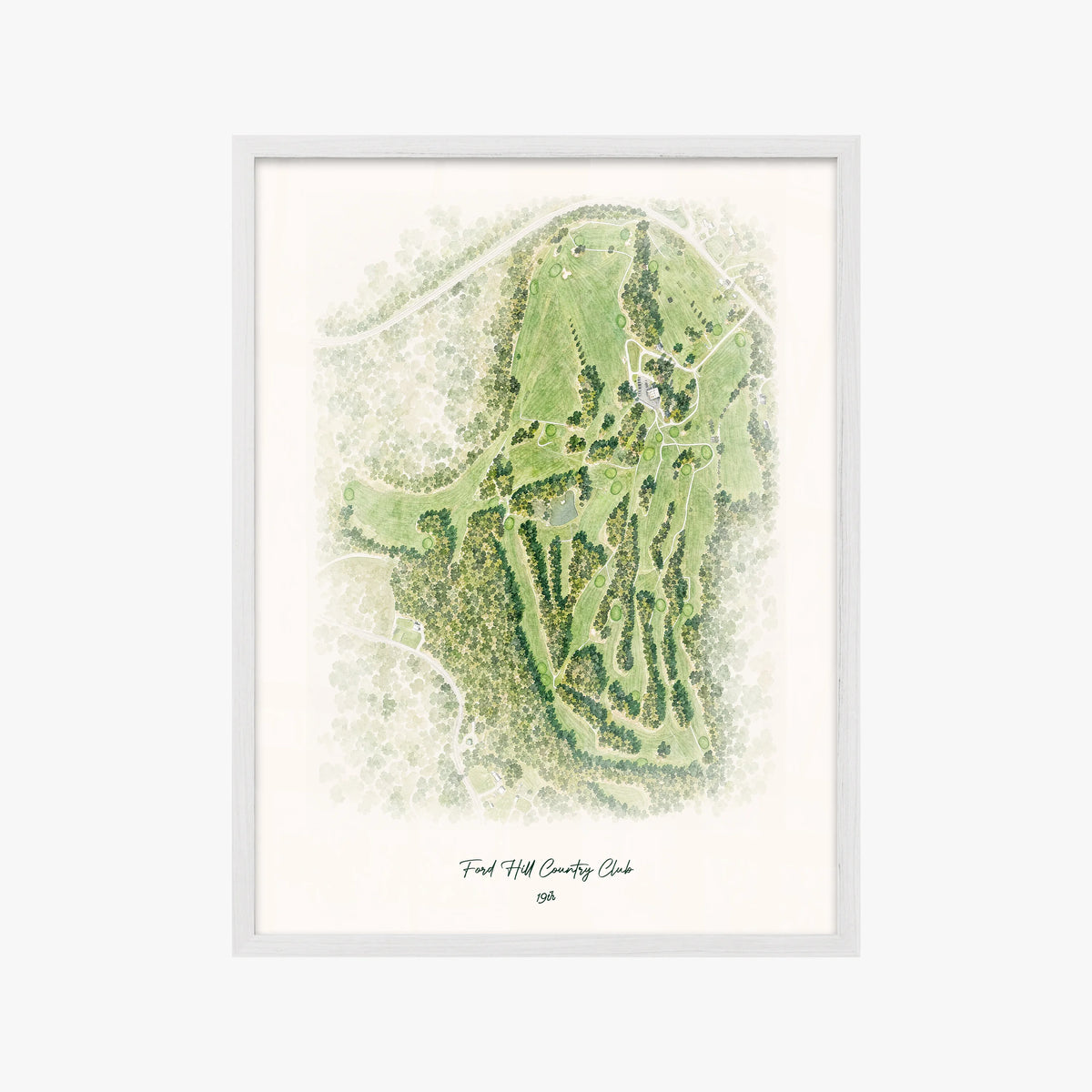 Ford Hill Country Club white frame