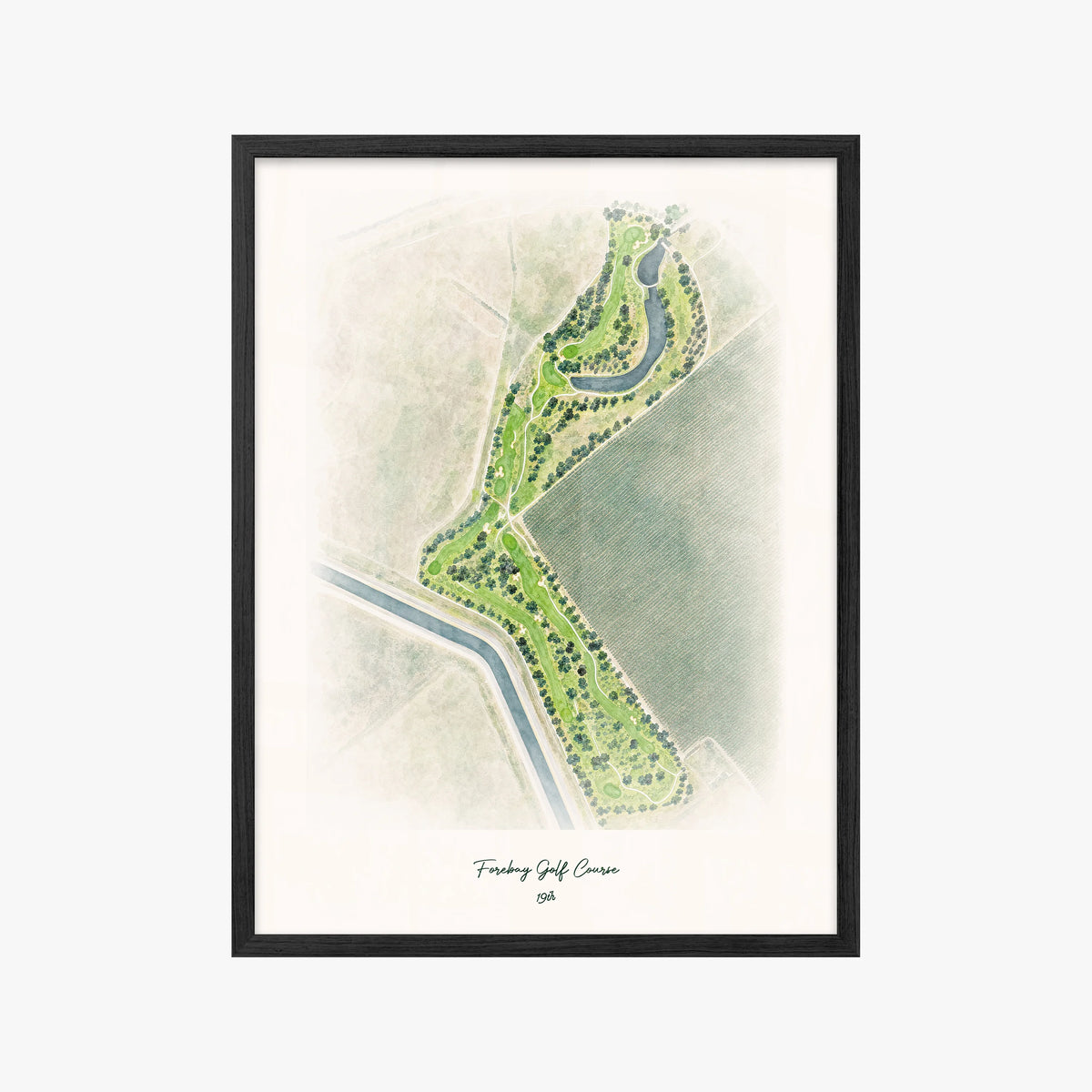 Forebay Golf Course black frame
