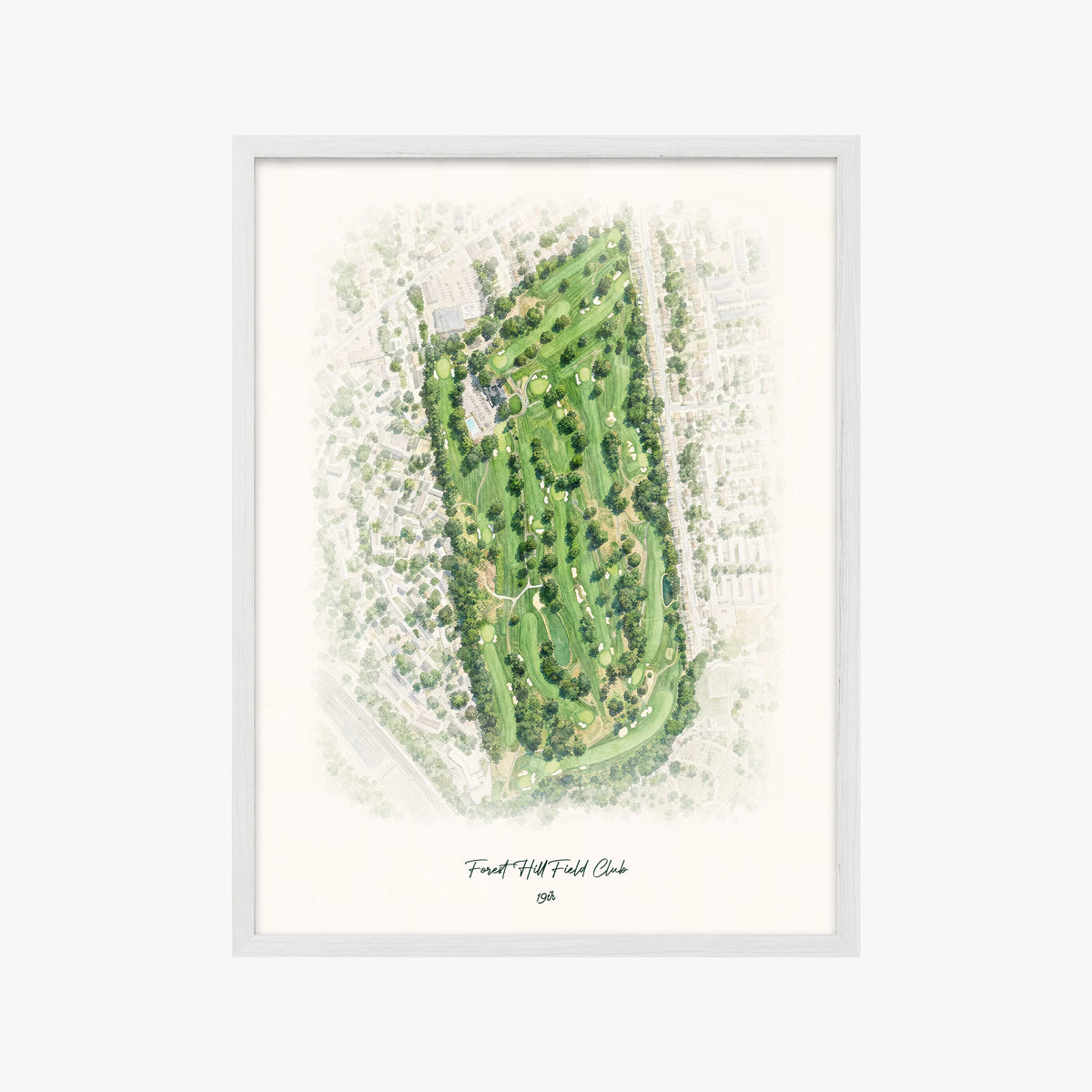 Forest Hill Field Club white frame