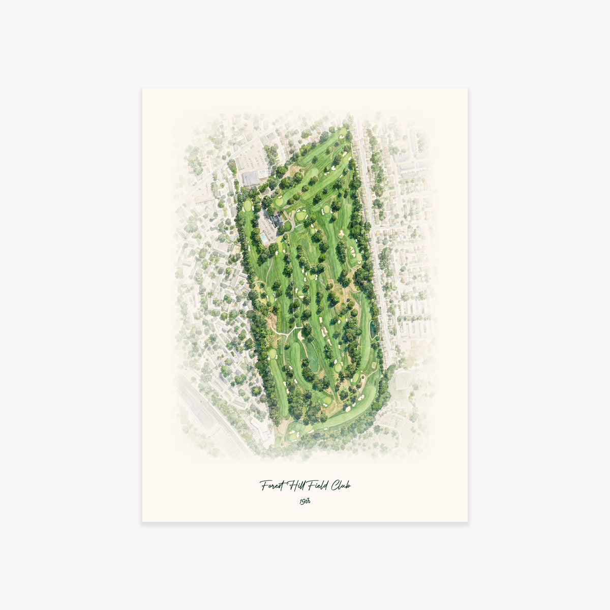 Forest Hill Field Club printed artwork