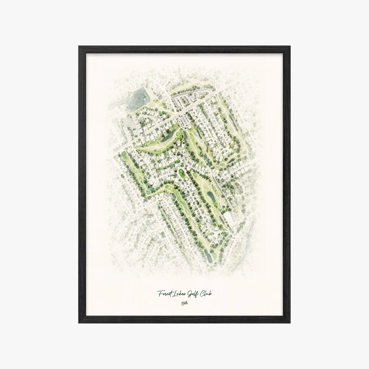 Forest Lakes Golf Club black frame