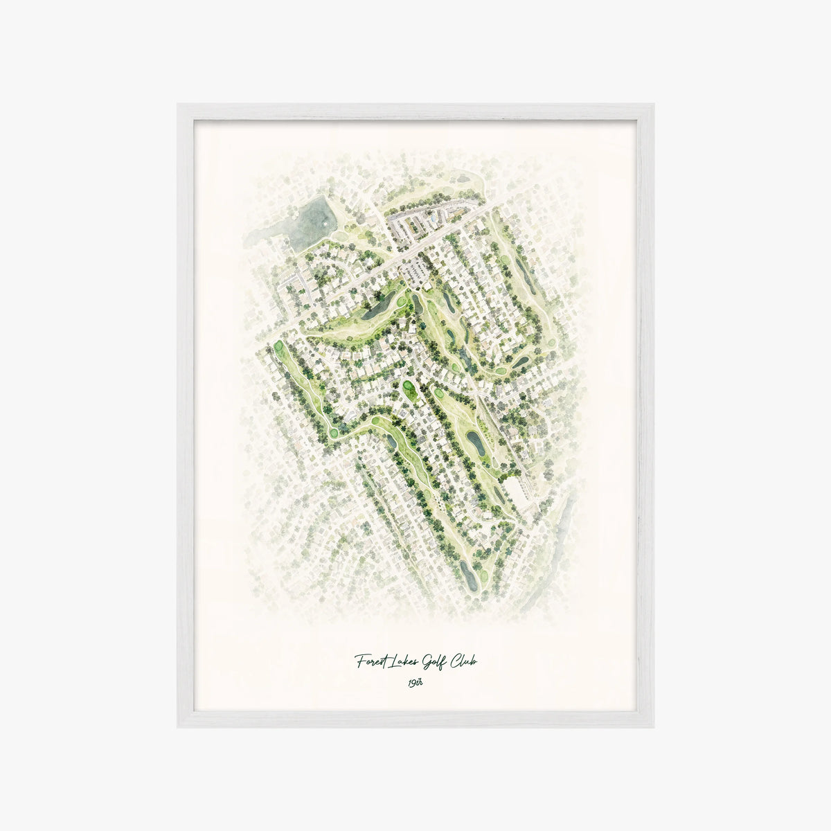 Forest Lakes Golf Club white frame