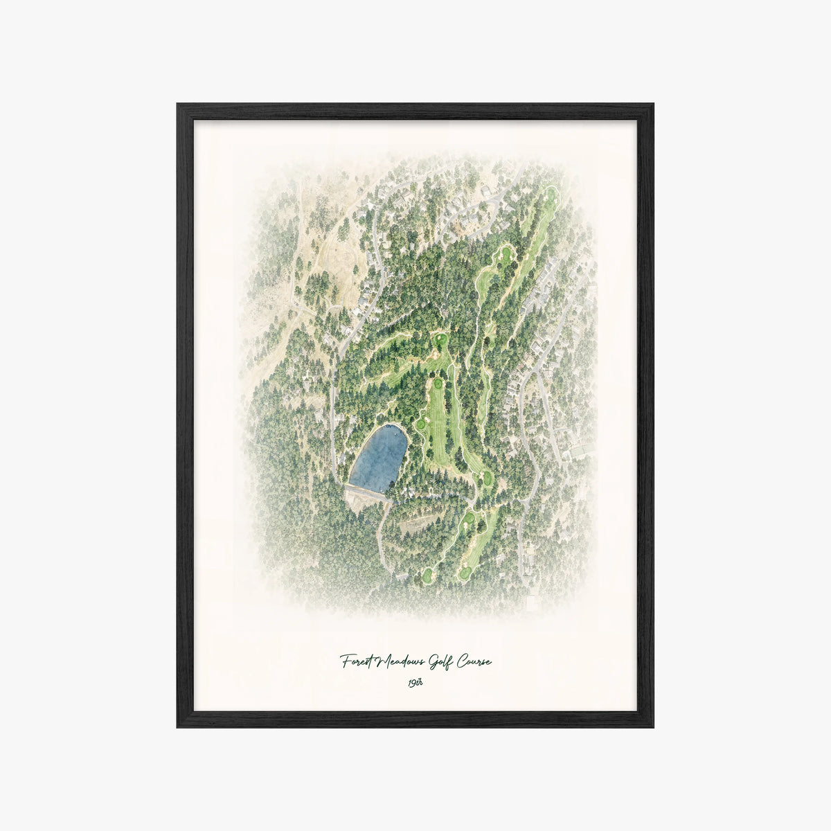 Forest Meadows Golf Course black frame