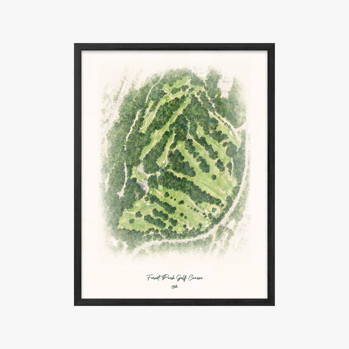 Forest Park Golf Course black frame