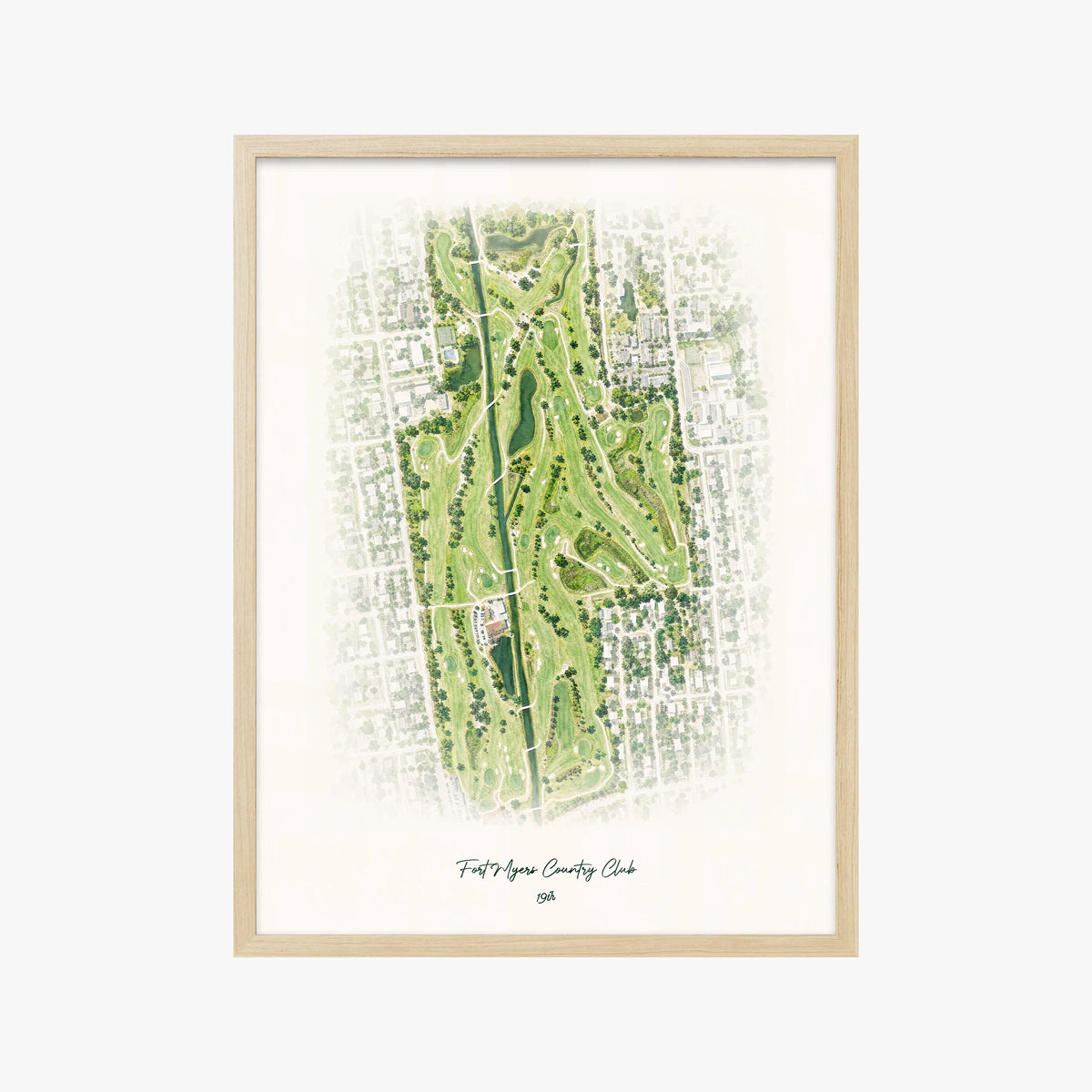 Fort Myers Country Club wood frame
