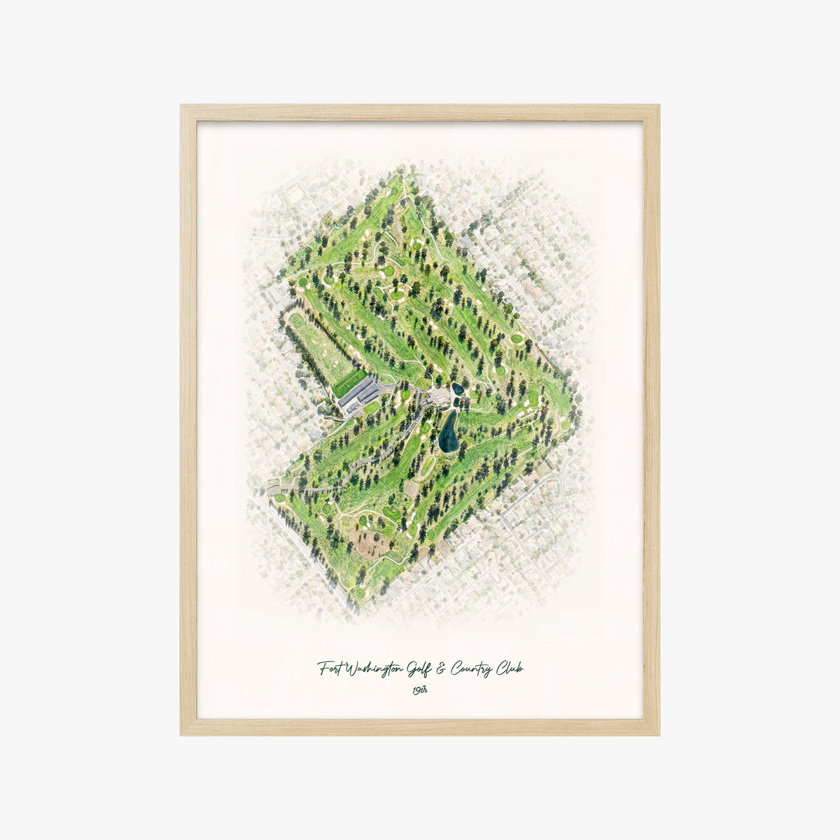 Fort Washington Golf & Country Club wood frame