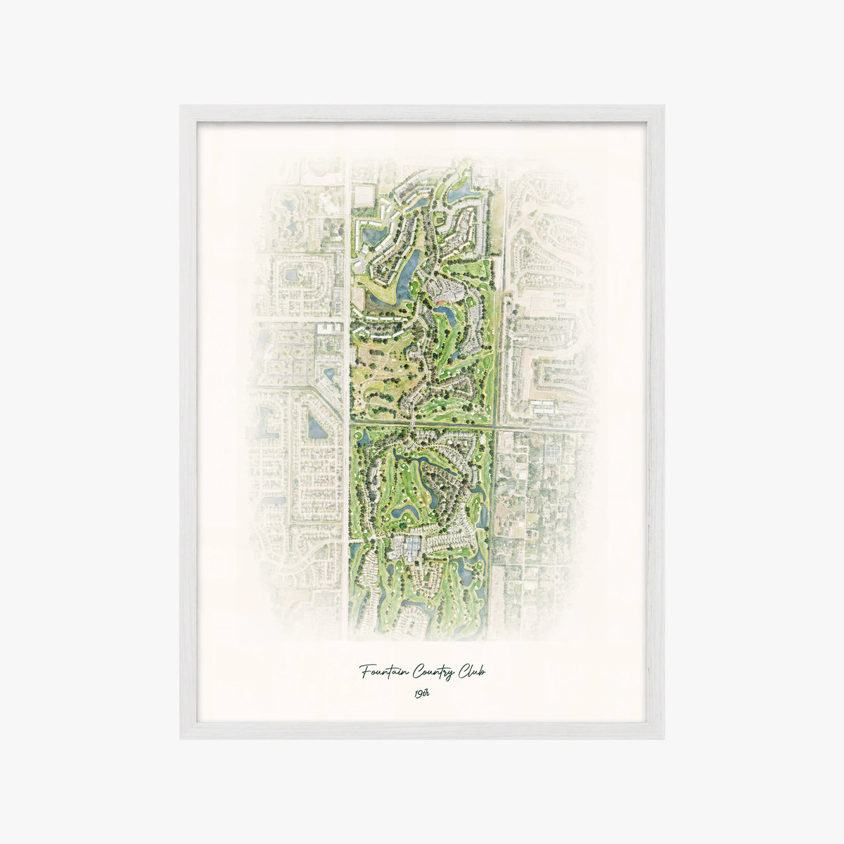 Fountain Country Club white frame