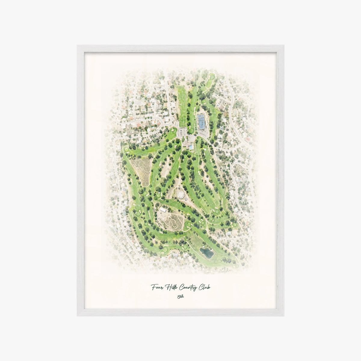 Four Hills Country Club white frame