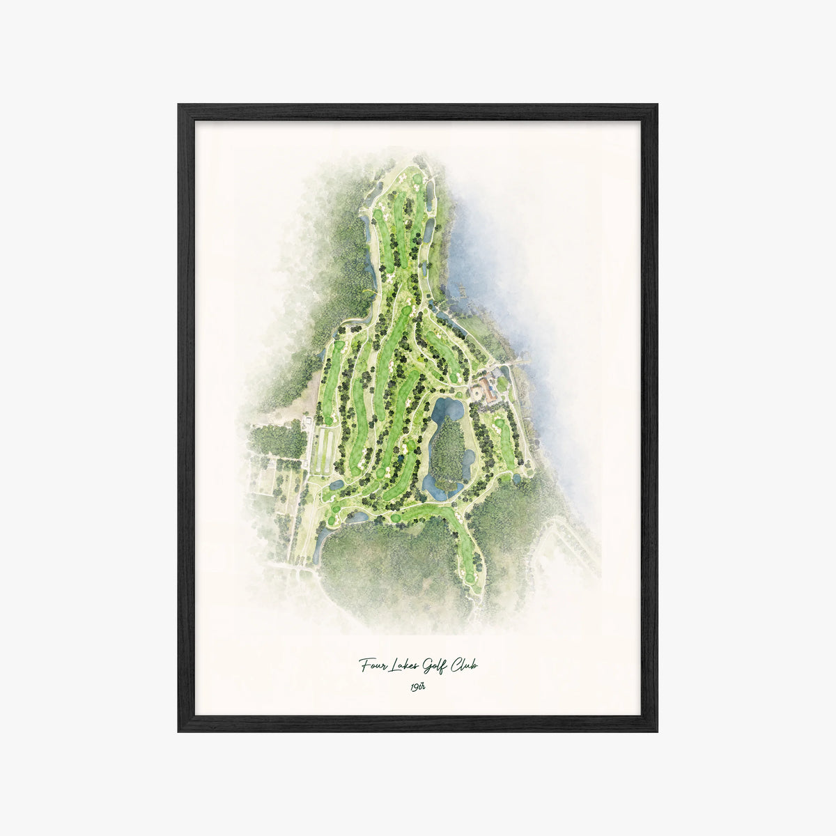 Four Lakes Golf Club black frame