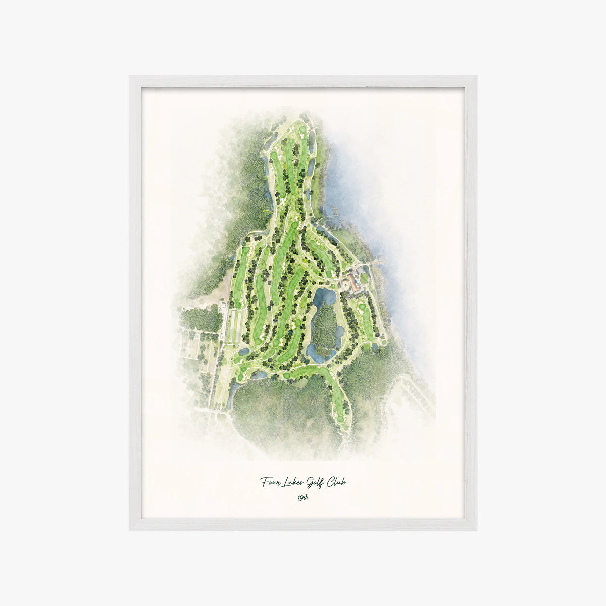 Four Lakes Golf Club white frame