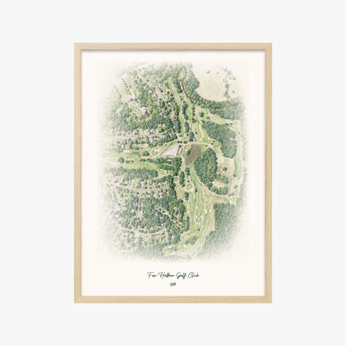 Fox Hollow Golf Club wood frame