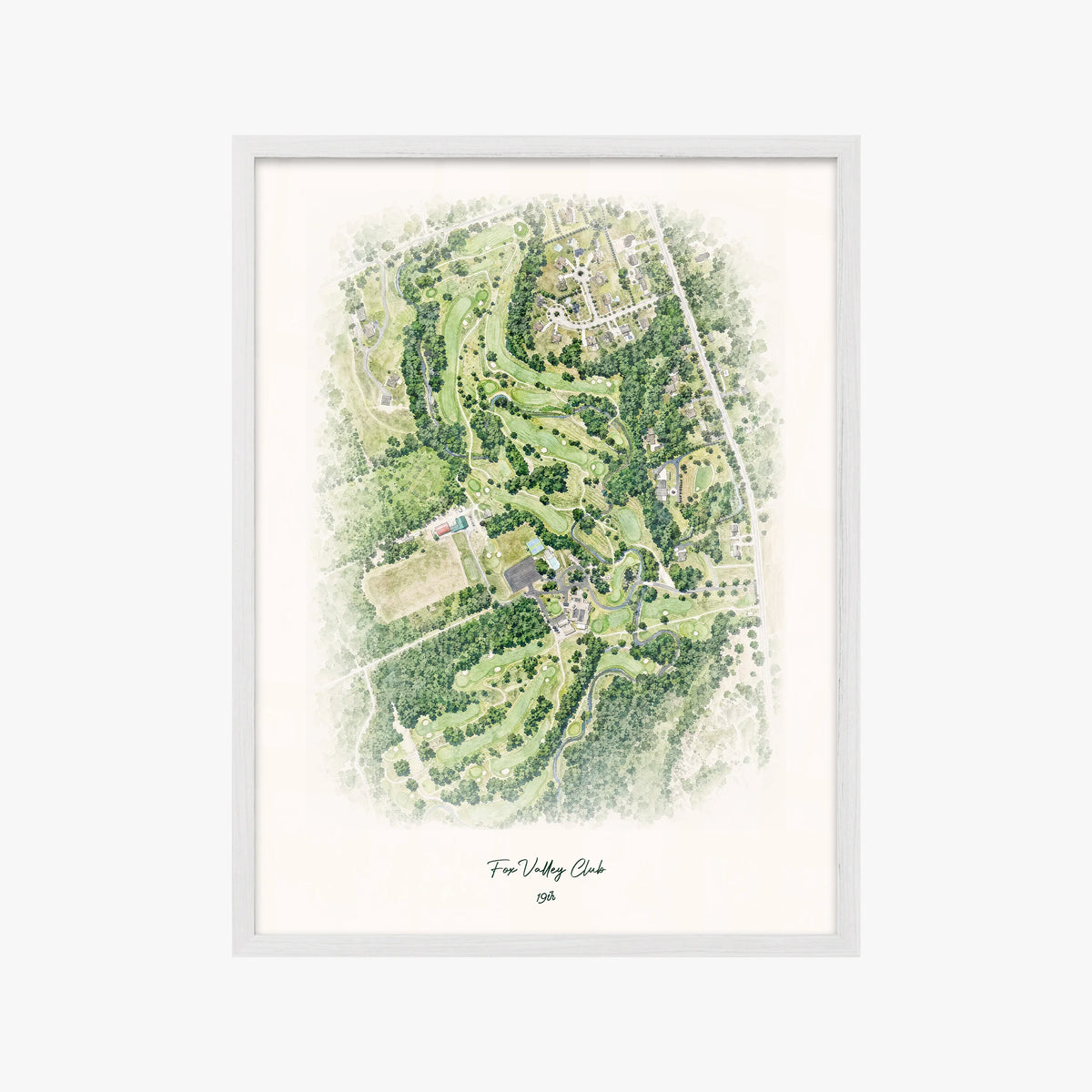 Fox Valley Club white frame