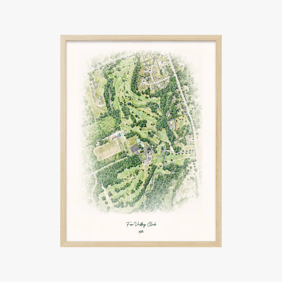 Fox Valley Club wood frame
