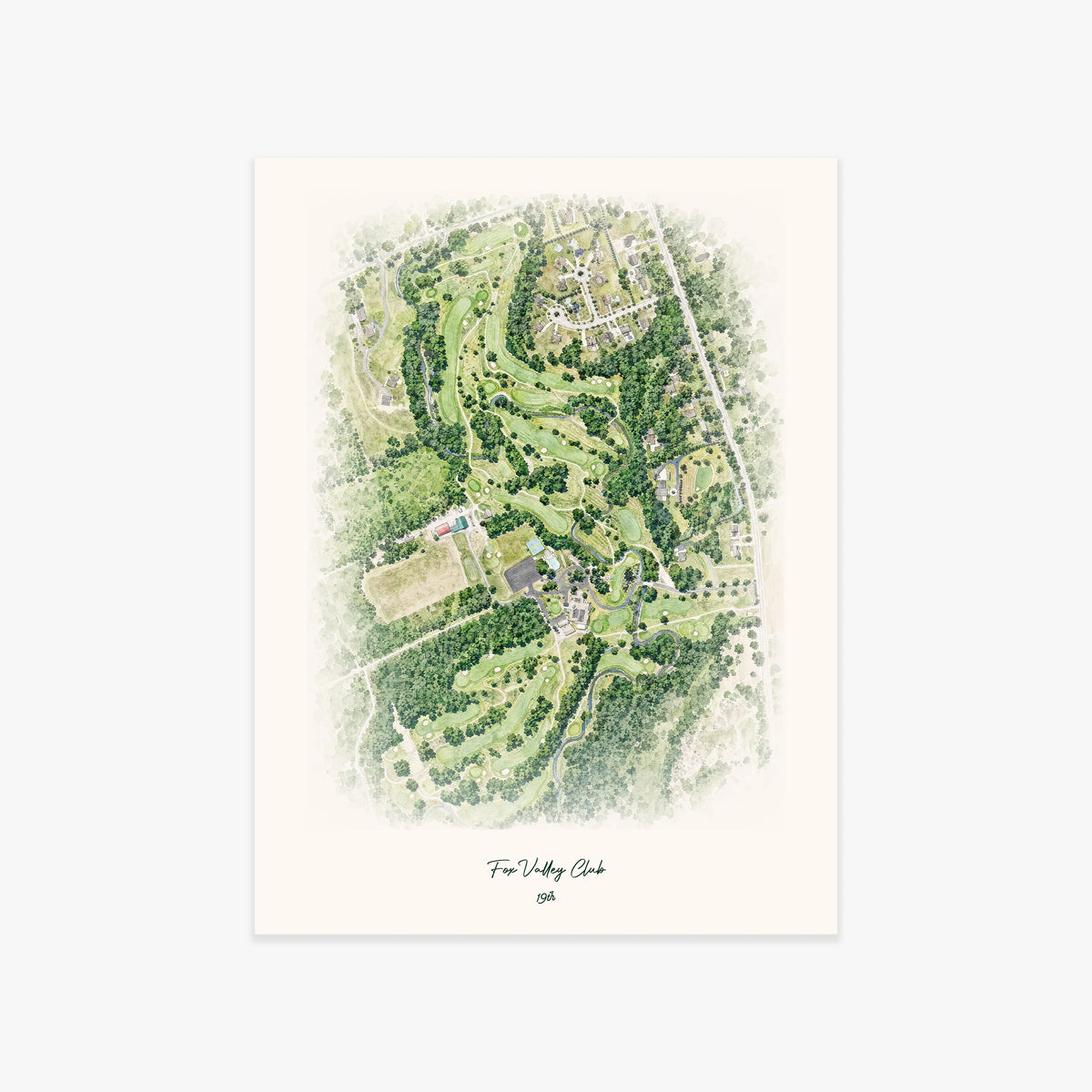 Fox Valley Club printed artwork