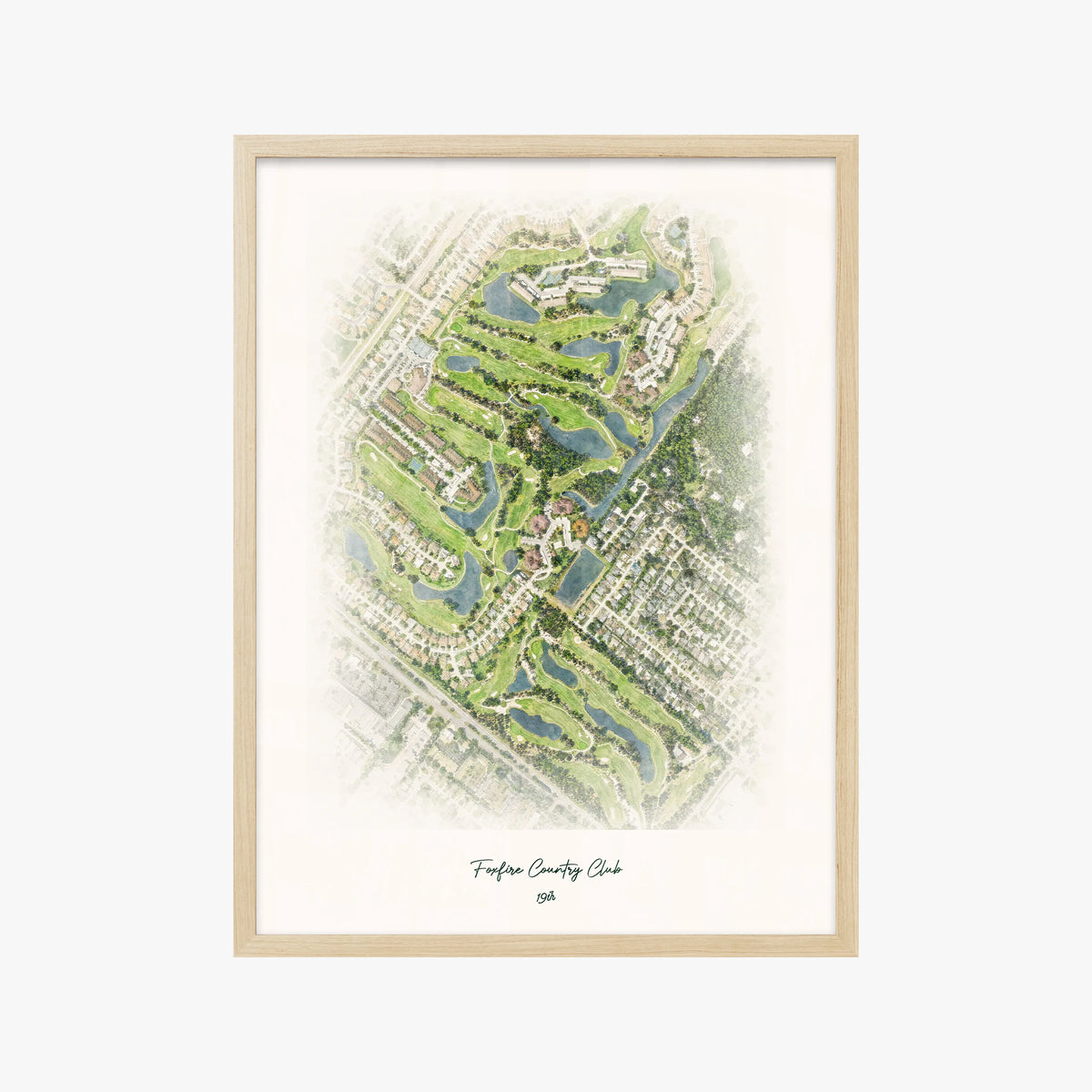 Foxfire Country Club wood frame