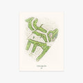 Foxtail Golf Club printed artwork