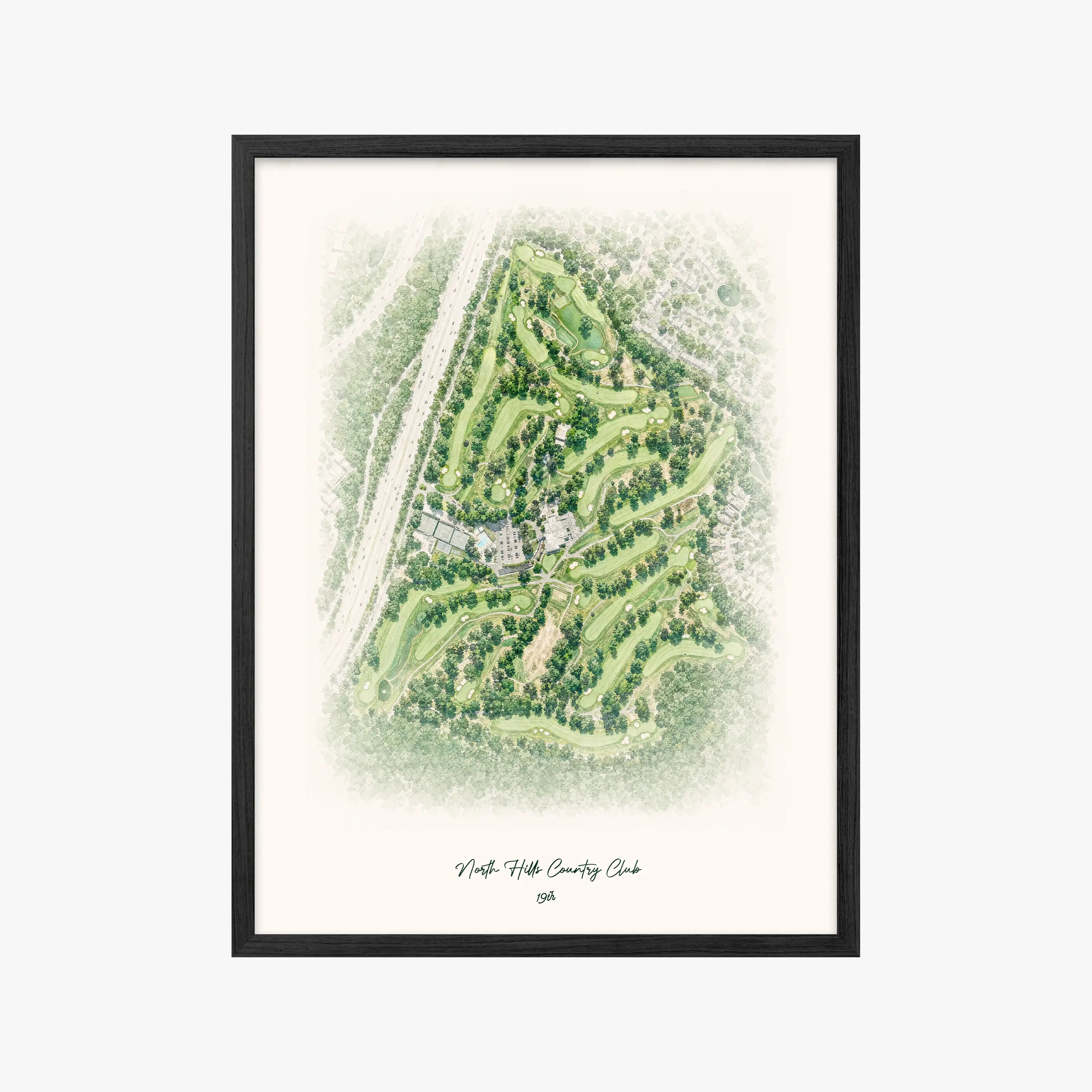 North Hills Country Club black frame