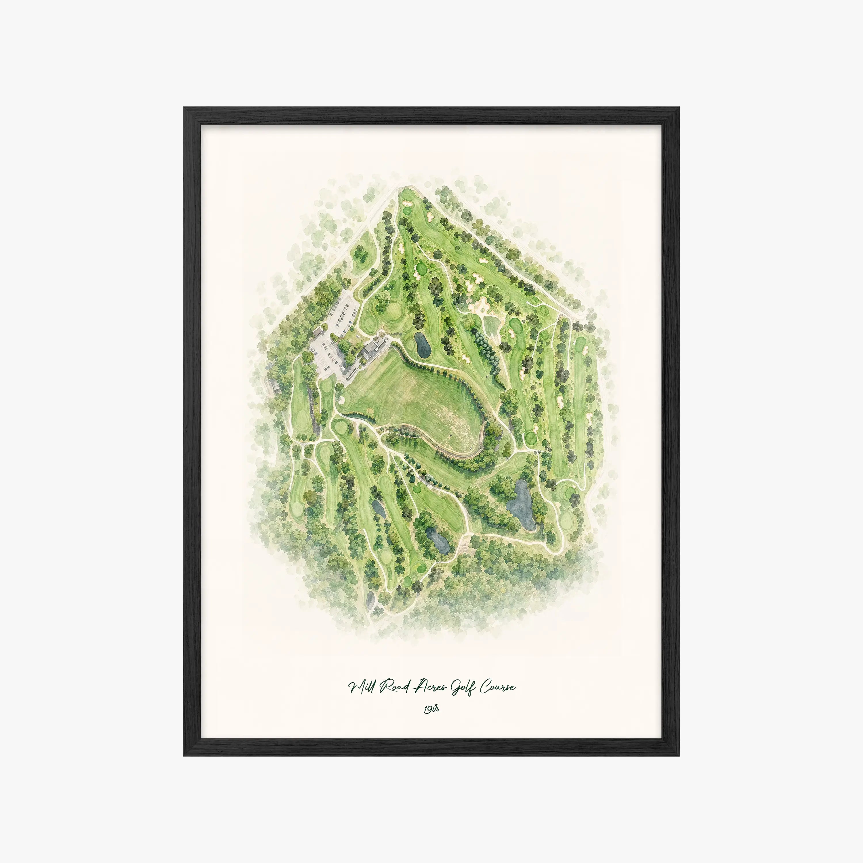 Mill Road Acres Golf Course black frame