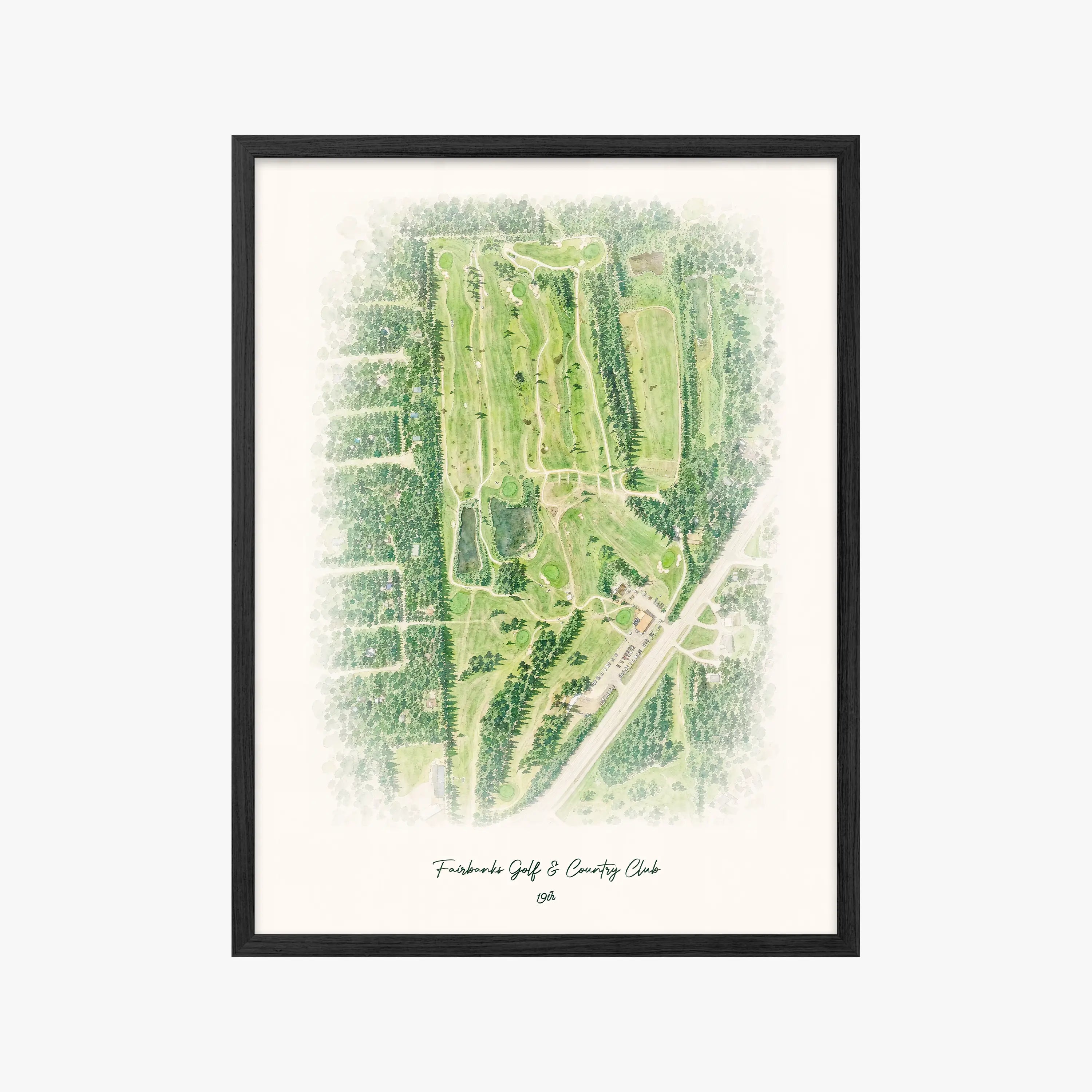 Fairbanks Golf & Country Club black frame