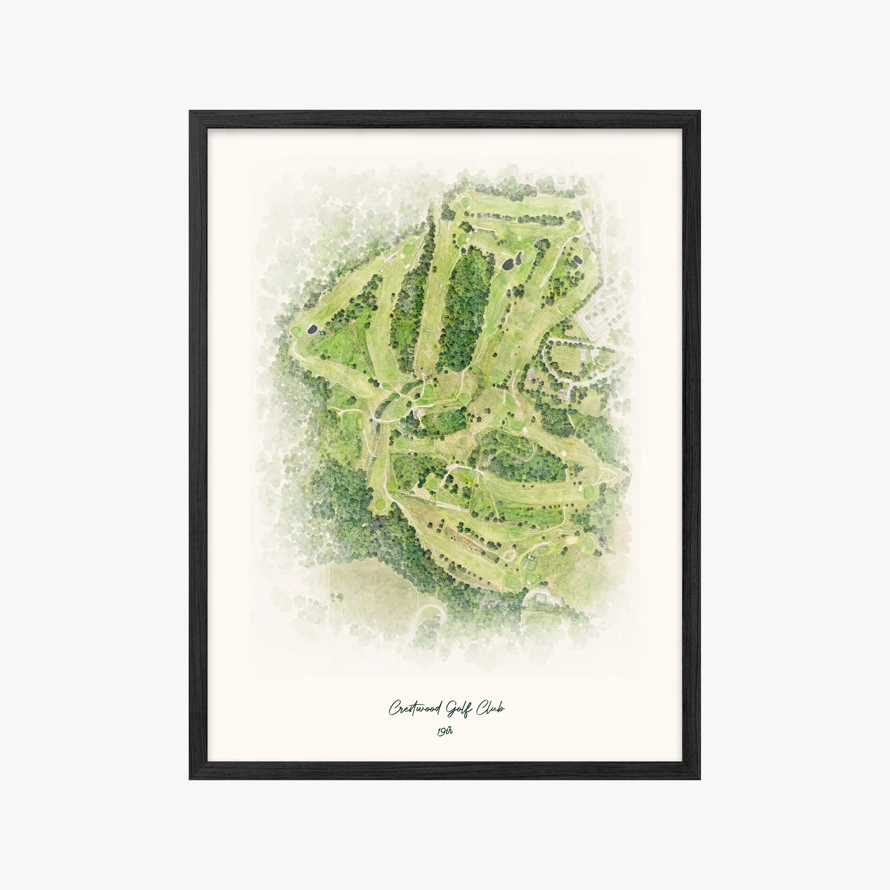 Crestwood Golf Club black frame