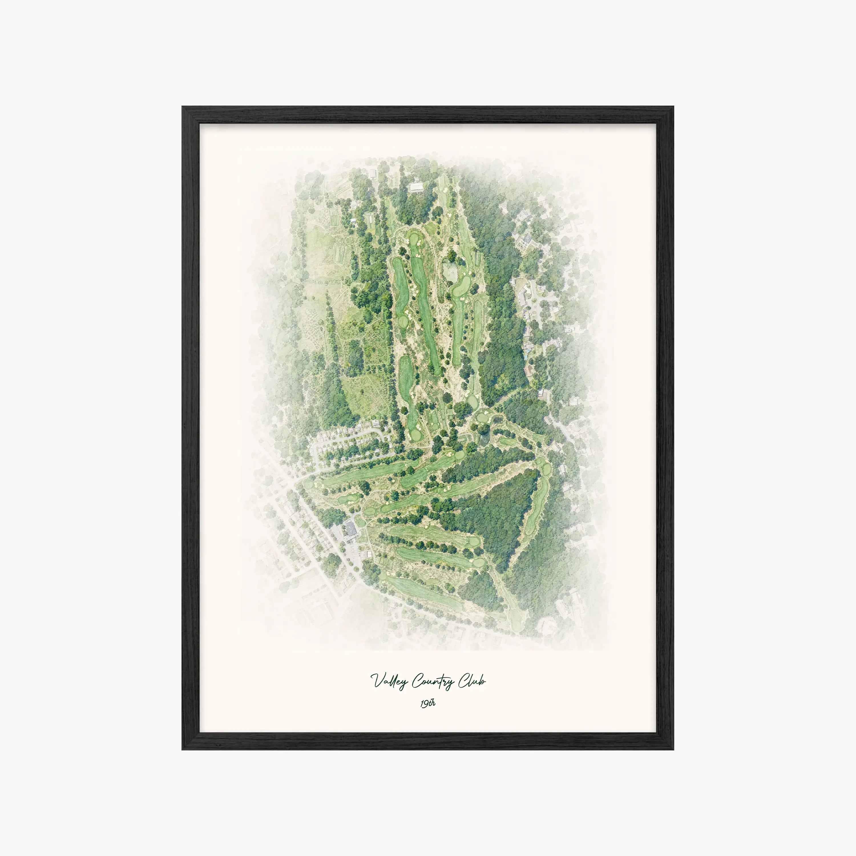 Valley Country Club black frame