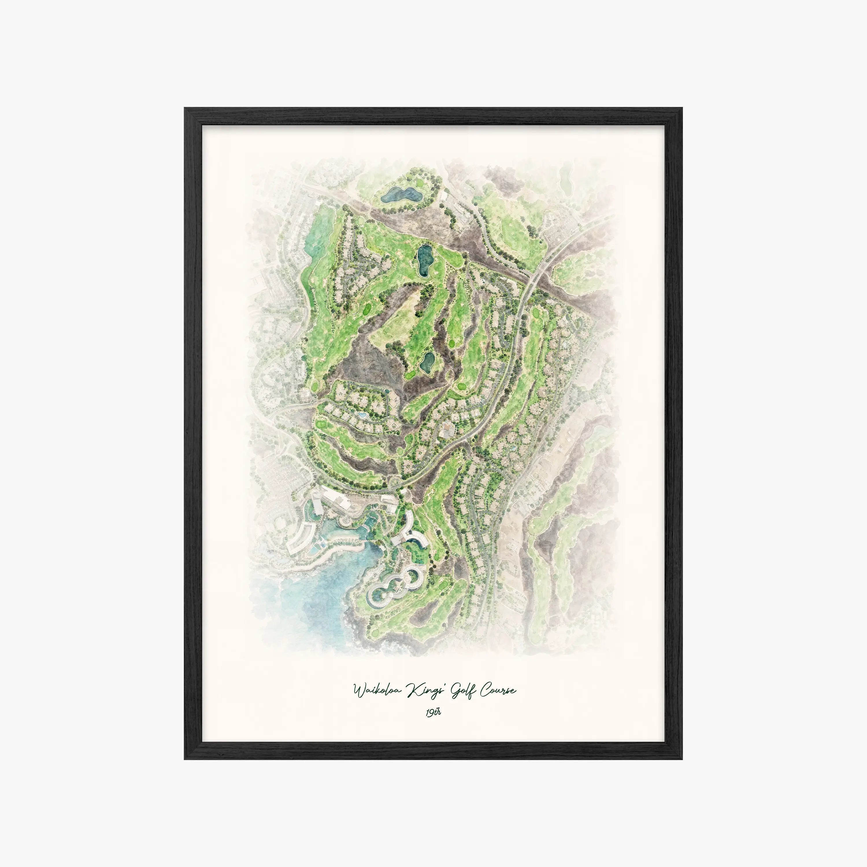 Waikoloa Kings' Golf Course black frame