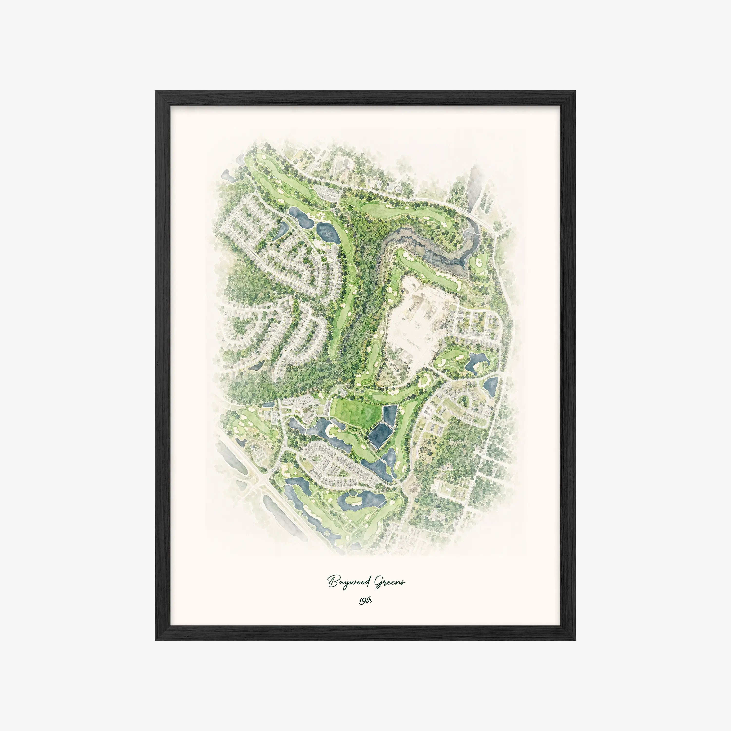 Baywood Greens black frame