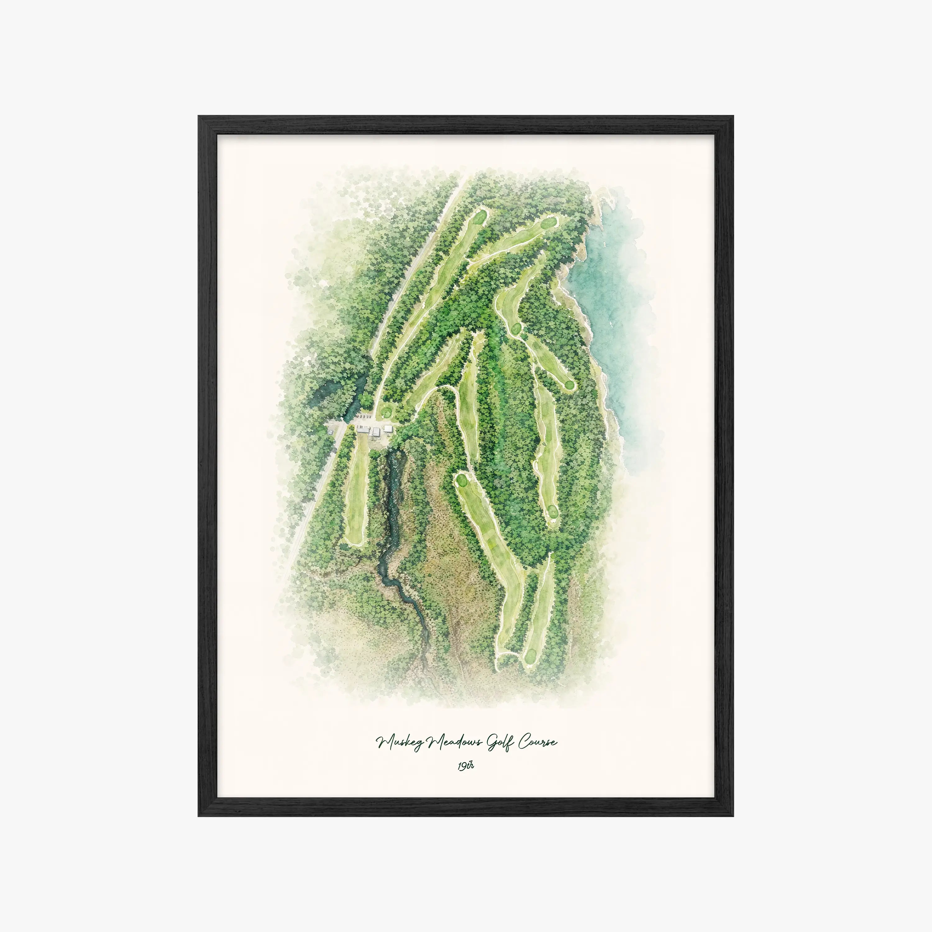 Muskeg Meadows Golf Course black frame