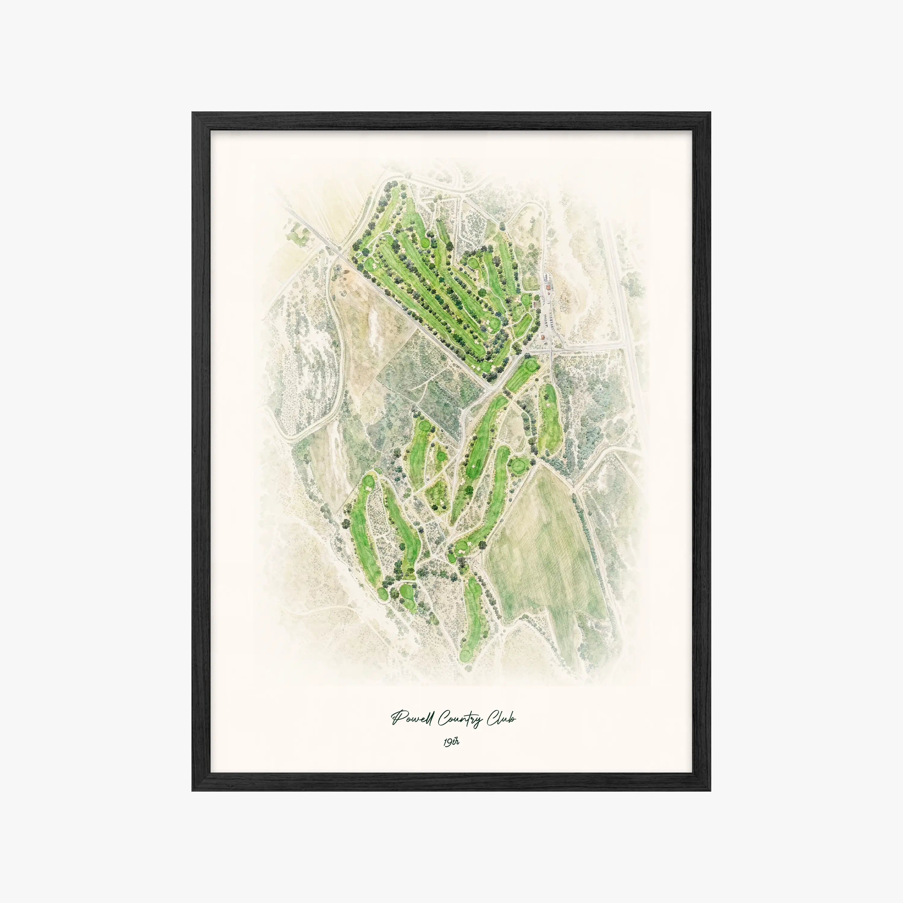 Powell Country Club black frame