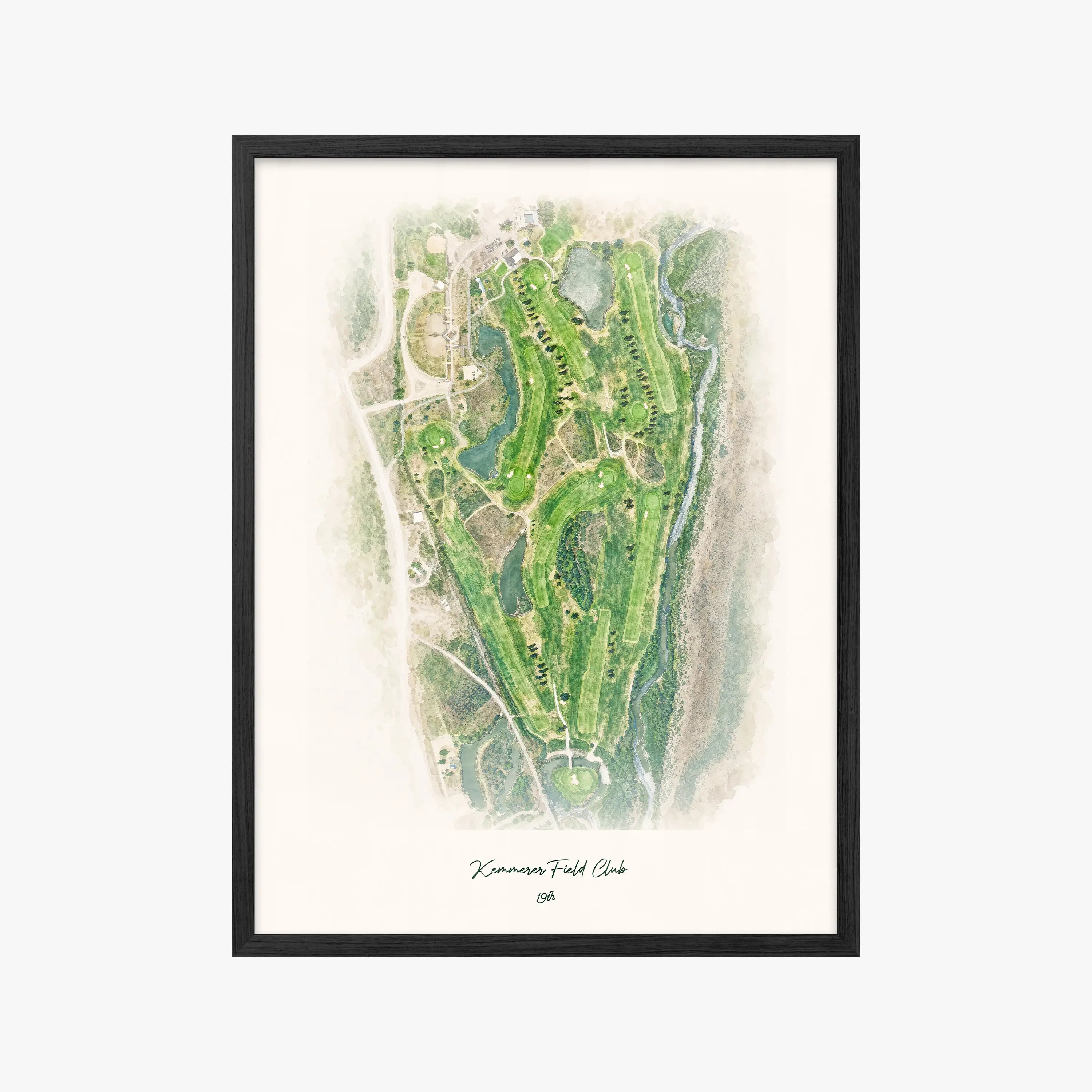 Kemmerer Field Club black frame