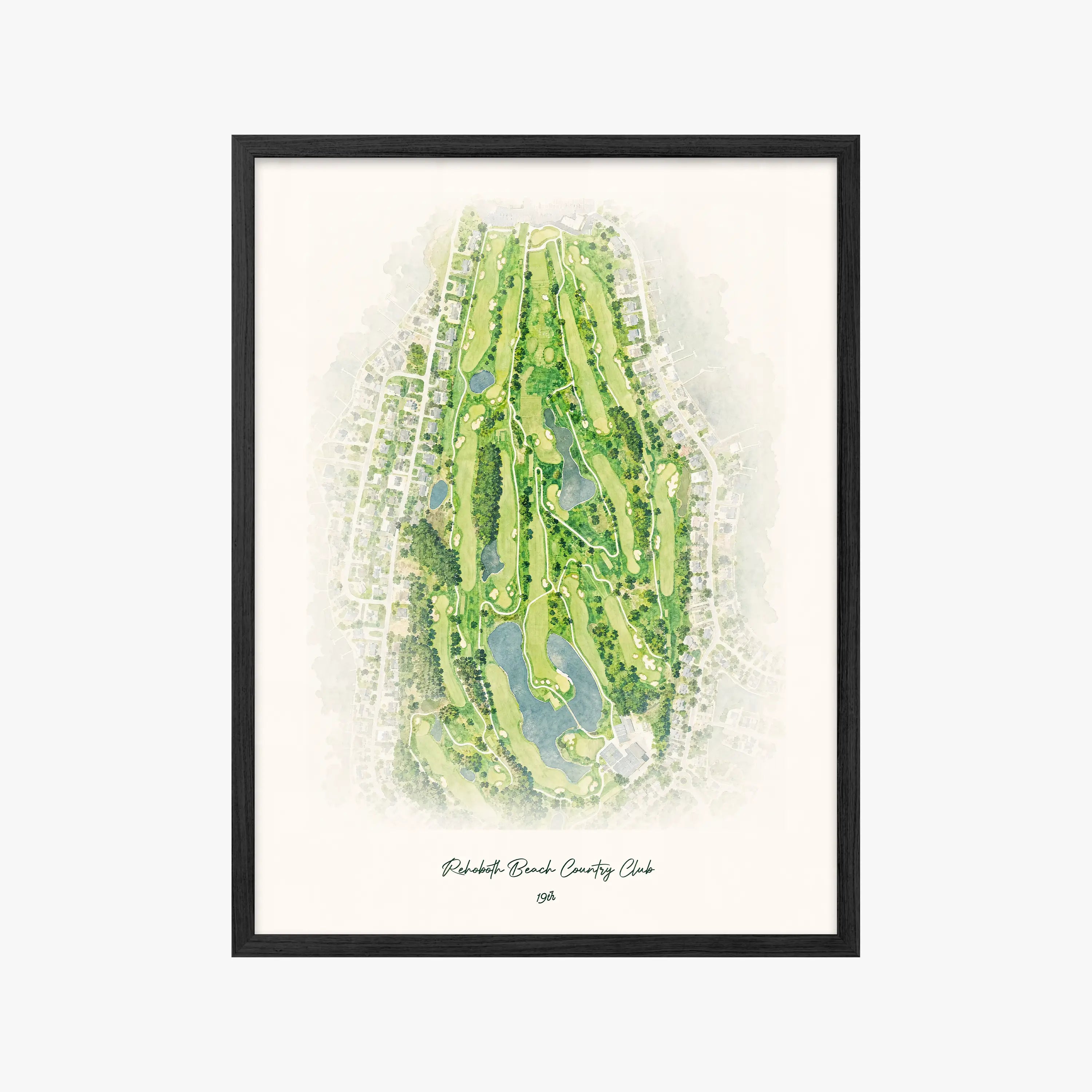 Rehoboth Beach Country Club black frame